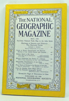 Item #3250034 The National Geographic Magazine, Volume 113, Number Five (May, 1958). Melville...