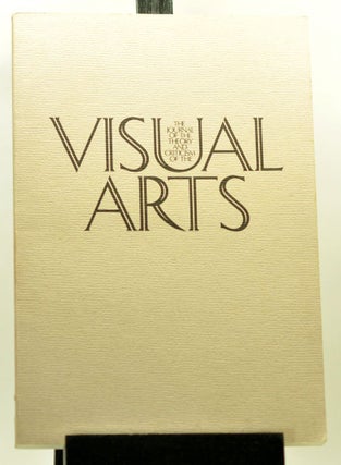 Item #3260057 The Journal of the Theory and Criticism of the Visual Arts, Volume 1, Number 2...