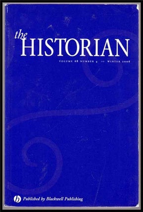 Item #3270048 The Historian, Volume 68, Number 4 (Winter 2006). David R. Carr, Dennis Showalter,...