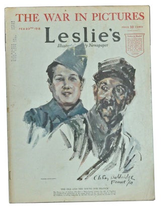 Item #3270073 Leslie's Illustrated Weekly Newspaper: The War in Pictures (February 23, 1918)....