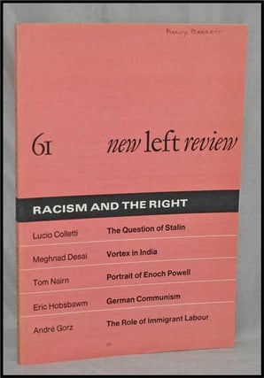 Item #3280058 New Left Review, 61 (May-June 1970) : Racism and the Right. Perry Anderson, Lucio...