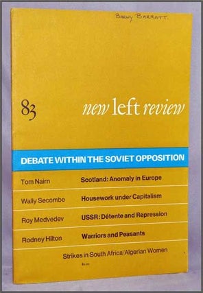 Item #3280061 New Left Review, 83 (January-February 1974) : Debate Within the Soviet Opposition....