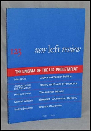 Item #3280065 New Left Review, 123 (September-October 1980) : the Enigma of the U. S....