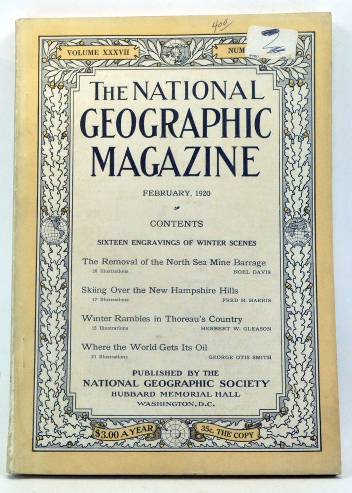 Item #3290036 The National Geographic Magazine, Volume 37, Number 2 (February 1920). Gilbert H. Grosvenor, Noel Davis, Fred H. Harris, Herbert W. Gleason, George Otis Smith.