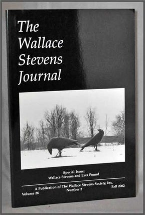 Item #3310047 The Wallace Stevens Journal, Volume 26, Number 2 (Fall 2002) ; Special Issue:...