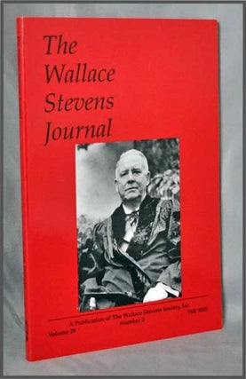 Item #3310049 The Wallace Stevens Journal, Volume 29, Number 2 (Fall 2005). John N. Serio, Andrew...