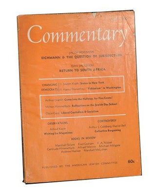 Item #3360042 Commentary: Vol. 30, No. 1 (July 1960). Norman Podhoretz, Jacob Robinson, Dan...