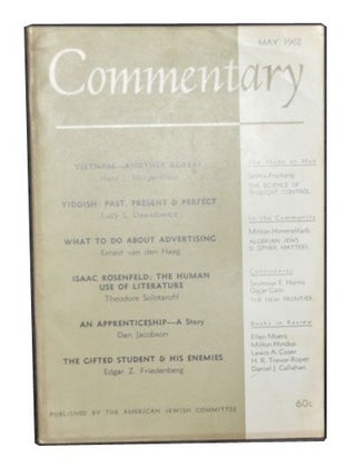 Item #3360054 Commentary: A Jewish Review, Vol. 33, No. 5 (May 1962). Norman Podhoretz, Hans J....