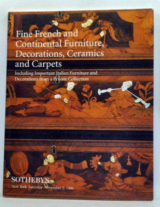 Item #3370041 Fine French and Continental Furniture Decorations, Ceramics and Carpets, Including...