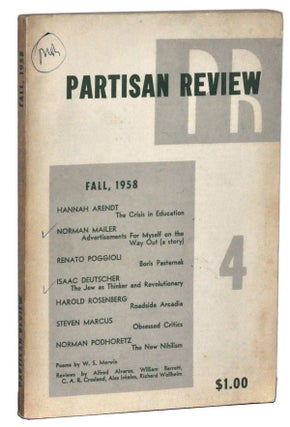 Item #3420050 The Partisan Review, Volume XXV, Number 4 (Fall, 1958). William Phillips, Philip...
