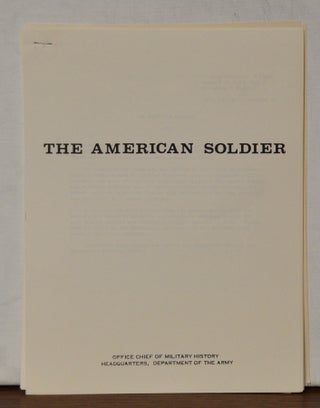 Item #3440067 The American Soldier. H. Charles McBarron