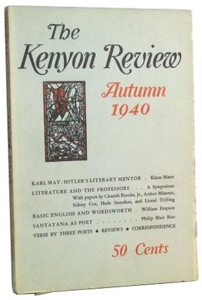 Item #3470095 The Kenyon Review, Vol. II, No. 4 (Autumn 1940). John Crowe Ransom, Klaus Mann,...