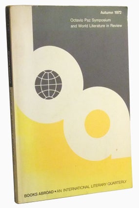 Item #3500049 Books Abroad: An International Literary Quarterly. Volume 46, Number 4 (Autumn...