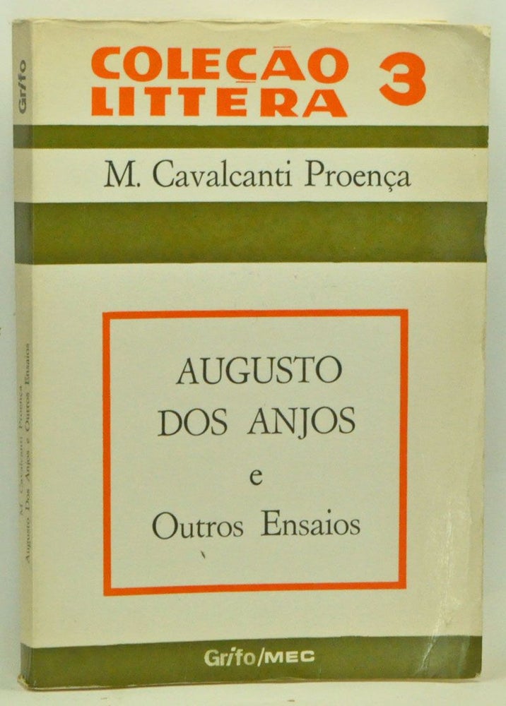 Item #3540085 Augusto dos Anjos e Outros Ensaios. M. Cavalcanti Proença.