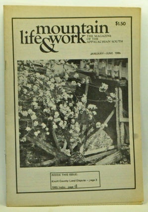 Item #3560071 Mountain Life & Work, Volume 62, Number 1 (January-June 1986). Warren Wright