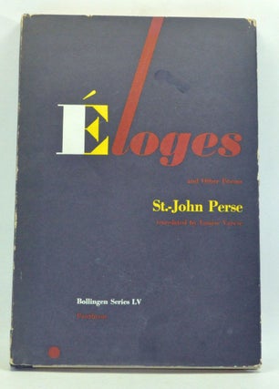 Item #3580022 Éloges (Bilingual edition). St.-John Perse, Louise Varèse, trans