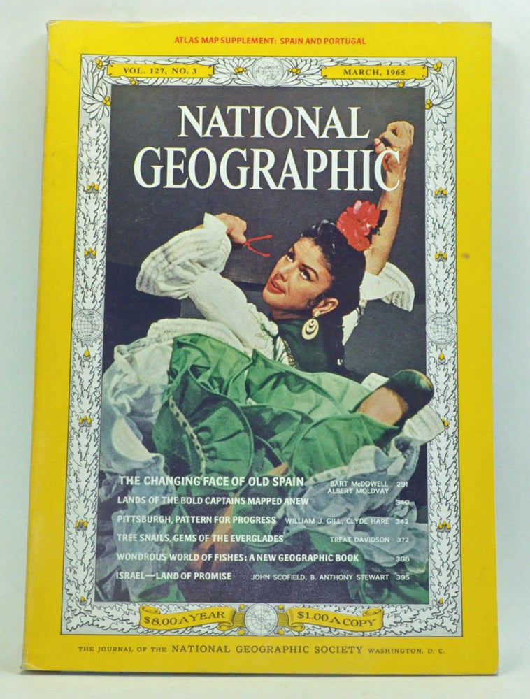 Item #3580025 The National Geographic Magazine, Volume 127, Number 3 (March 1965). Melville Bell Grosvenor, Bart McDowell, Albert Moldvay, William J. Gill, Clyde Hare, Treat Davidson, John Scofield, B. Anthony Stewart.