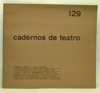 Item #3600050 Cadernos de teatro Nº 129 (Abril, Maio, Junho de 1992). João Sérgio...