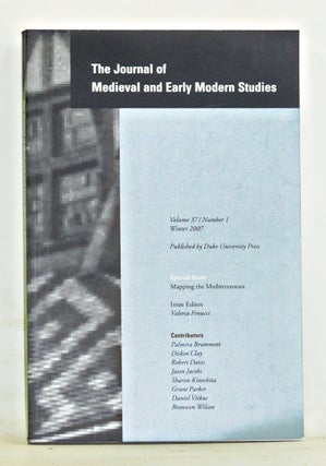 Item #3620081 The Journal of Medieval and Early Modern Studies, Volume 37, Number 1 (Winter...