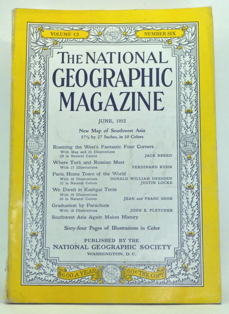 Item #3640025 The National Geographic Magazine, Volume 101, Number 6 (June 1952). Gilbert Grosvenor, Jack Breed, Ferdinand Kuhn, Donald William Dresden, Justin Locke, Jean Shor, Franc, John E. Fletcher.
