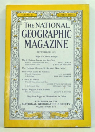 Item #3640035 The National Geographic Magazine, Volume 100, Number 3 (September 1951). Gilbert...