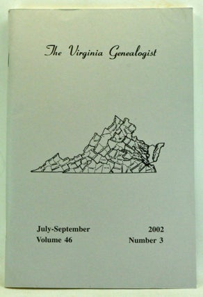 Item #3650055 The Virginia Genealogist, Volume 46, Number 2, Whole Number 183 (July-September...