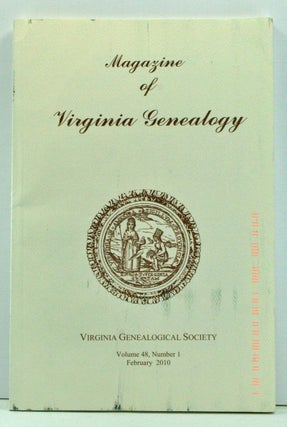 Item #3740045 Magazine of Virginia Genealogy, Volume 48, Number 1 (February 2010). Barbara Vines...