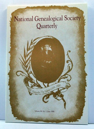 Item #3750030 National Genealogical Society Quarterly, Volume 86, Number 2 (June 1998). Gary B....