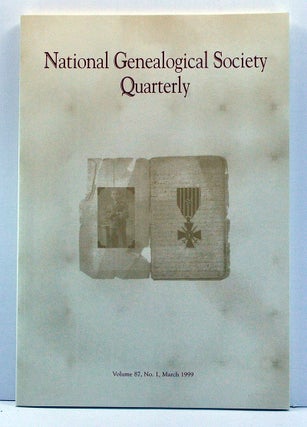 Item #3750033 National Genealogical Society Quarterly, Volume 87, Number 1 (March 1999). Gary B....