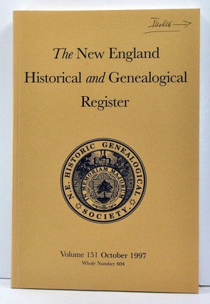 Item #3750055 The New England Historical and Genealogical Register, Volume 151, Whole Number 604...