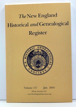 Item #3760023 The New England Historical and Genealogical Register, Volume 157, Whole Number 627...
