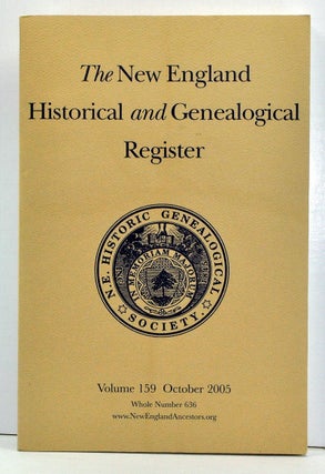 Item #3760028 The New England Historical and Genealogical Register, Volume 159, Whole Number 636...