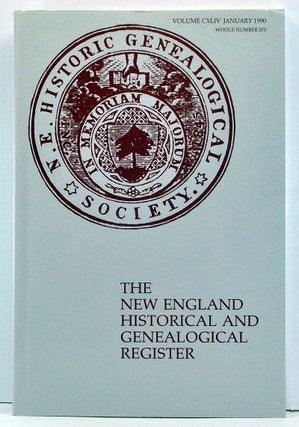 Item #3780034 The New England Historical and Genealogical Register, Volume 144, Whole Number 573...