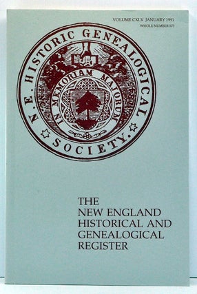 Item #3780036 The New England Historical and Genealogical Register, Volume 145, Whole Number 577...