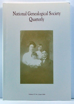 Item #3800038 National Genealogical Society Quarterly, Volume 97, Number 2 (June 2009). Thomas W....