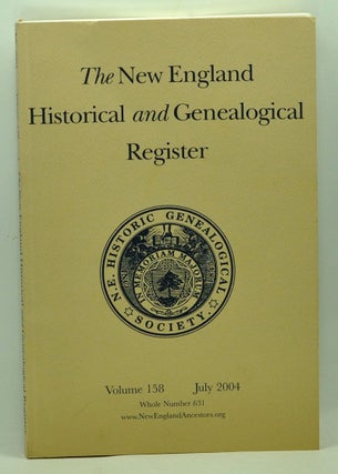 Item #3800050 The New England Historical and Genealogical Register, Volume 158, Whole Number 631...