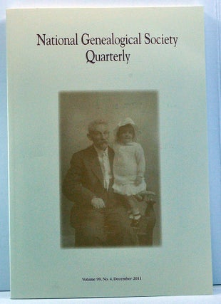 Item #3810010 National Genealogical Society Quarterly, Volume 99, Number 4 (December 2011)....