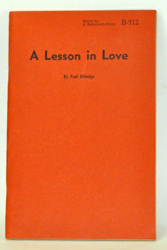 Item #3820086 A Lesson in Love. Paul Eldridge.