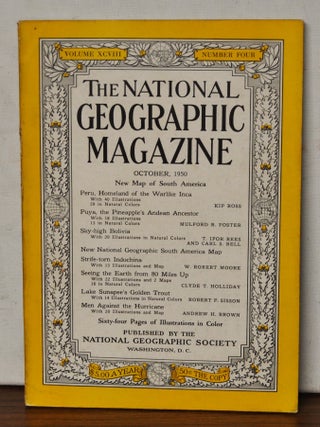Item #3830053 The National Geographic Magazine, Volume 98, Number 4 (October, 1950). Gilbert...