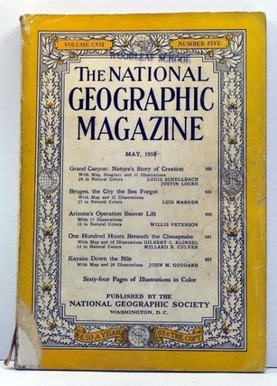 Item #3830057 National Geographic Magazine, Volume 107, Number 5 (May, 1955). Gilbert Grosvenor,...