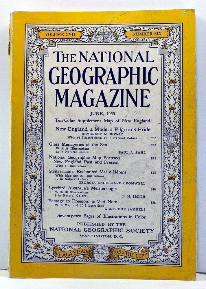 Item #3850029 The National Geographic Magazine, 107, Number 6 (June 1955). Gilbert Grosvenor, Beverley M. Bowie, Paul A. Zahl, Georgia Engelhard Cromwel, L. H. Smith, Gertrude Samuels.
