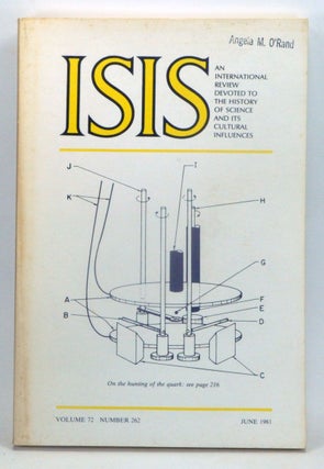 Item #3860050 ISIS: An International Review Devoted to the History of Science and Its Cultural...