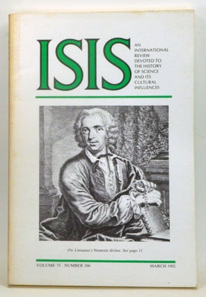 Item #3860052 ISIS: An International Review Devoted to the History of Science and Its Cultural...