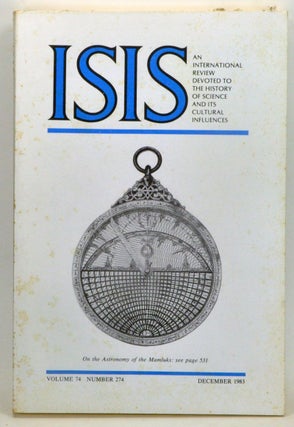 Item #3860054 ISIS: An International Review Devoted to the History of Science and Its Cultural...