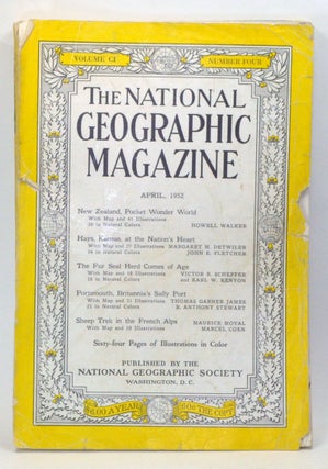 Item #3930041 The National Geographic Magazine, Volume 101, Number 4 (April 1952). Gilbert...
