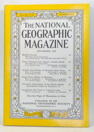 Item #3930043 The National Geographic Magazine, Volume 108, Number 5 (November 1955). Gilbert...