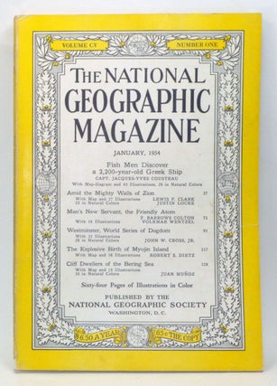 Item #3940050 The National Geographic Magazine, Volume 105, Number 1 (January 1954). Gilbert...