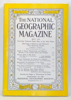 Item #3940084 The National Geographic Magazine, Volume CXIII, Number Five (May, 1958). Melville...