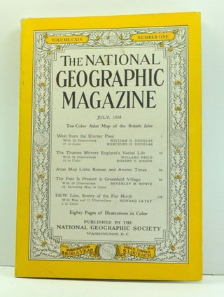 Item #3950013 The National Geographic Magazine, Volume 114, Number 1 (July 1958). Melville Bell...