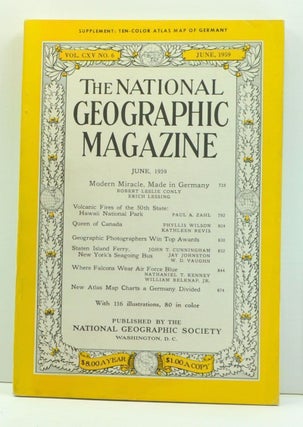 Item #3950020 The National Geographic Magazine, Volume 115, Number 6 (June, 1959). Melville Bell...